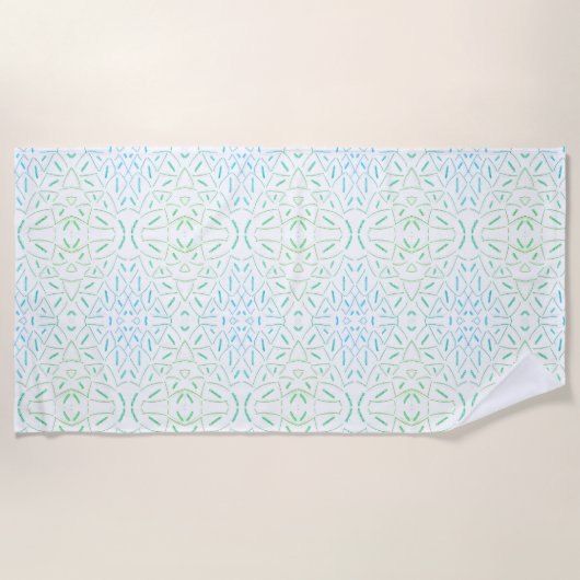 Serviette De Plage Fauteuil Abstrait    (Devant)