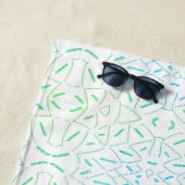 Serviette De Plage Fauteuil Abstrait    (En situation)