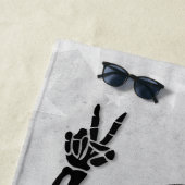 Serviette De Plage FDT Trump Funny Anti Trump Skeleton (En situation)