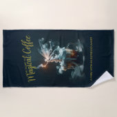 Serviette De Plage Fée de café (Devant)