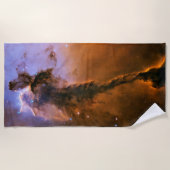 Serviette De Plage Fée de l'aigle Nebula NASA Abstrait (Devant)