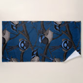 Serviette De Plage Fée de nuit (Devant)