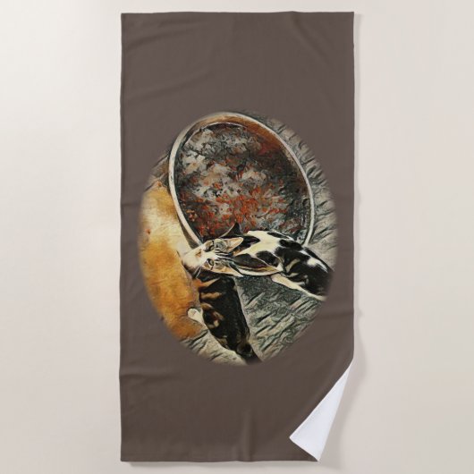 Serviette De Plage Feeding Time ! (Devant)