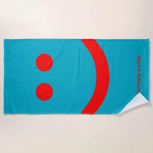 Serviette De Plage feelings is (Devant)