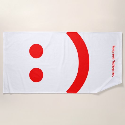 Serviette De Plage feelings is (Devant)