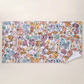 Serviette De Plage féministe amusante (Devant)