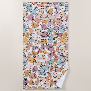 Serviette De Plage femme drôle féministe