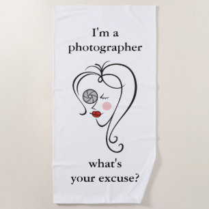 Serviette De Plage Femme photographe