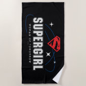 Serviette De Plage Femme super fille de demain (Devant)