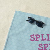 Serviette De Plage Fête de Plage de Fille de Snorkeling (En situation)