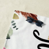 Serviette De Plage Fête des mariées de Fiançailles Mariage personnali (En situation)