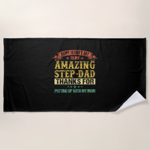 Serviette De Plage Fête des pères Bonne Fête des pères À Pas Papa