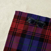 Serviette De Plage Fête des pères Meilleur Papa Par Par Plaid Tartan (En situation)