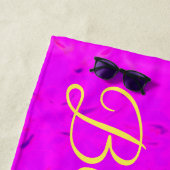 Serviette De Plage Feu (En situation)