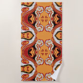 Serviette De Plage Feu (Devant)