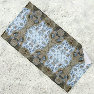 Serviette De Plage Feu Rocks Jupiter Floride faux dentelle