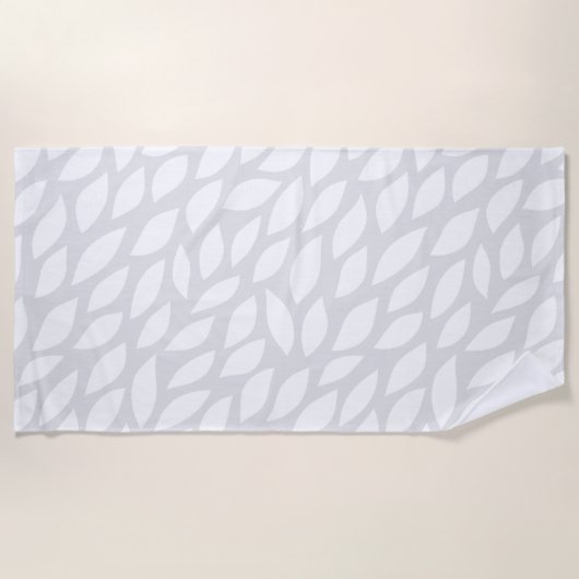 Serviette De Plage feuille d'arbre (Devant)