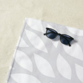 Serviette De Plage feuille d'arbre (En situation)