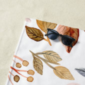 Serviette De Plage feuille d'arbre (En situation)