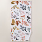 Serviette De Plage feuille d'arbre (Devant)