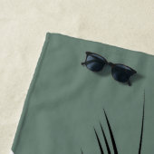 Serviette De Plage Feuille de palme (En situation)