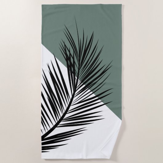 Serviette De Plage Feuille de palme (Devant)