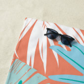 Serviette De Plage Feuille tropical de Sandyland (En situation)