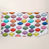 Serviette De Plage Feuilles colorés (Devant)