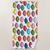 Serviette De Plage Feuilles colorés (Devant)