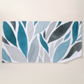 Serviette De Plage feuilles d'arbre (Devant)