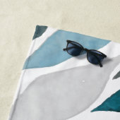 Serviette De Plage feuilles d'arbre (En situation)