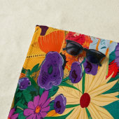 Serviette De Plage Feuilles d'automne (En situation)