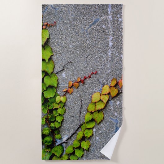 Serviette De Plage Feuilles d'automne (Devant)