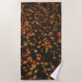 Serviette De Plage feuilles d'automne (Devant)
