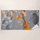 Serviette De Plage Feuilles d'automne (Devant)
