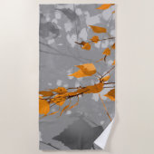 Serviette De Plage Feuilles d'automne (Devant)