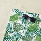 Serviette De Plage Feuilles de la jungle tropicale (En situation)