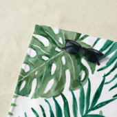 Serviette De Plage Feuilles de palmiers exotiques (En situation)