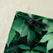 Serviette De Plage Feuilles de raisins verts (En situation)