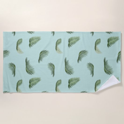 Serviette De Plage Feuilles Palm Tree (Devant)