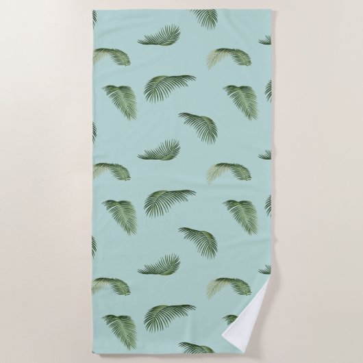 Serviette De Plage Feuilles Palm Tree (Devant)