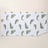 Serviette De Plage Feuilles Palm Tree (Devant)