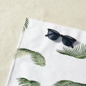 Serviette De Plage Feuilles Palm Tree (En situation)