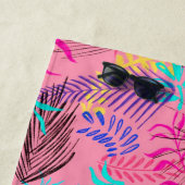 Serviette De Plage Feuilles tropicaux (En situation)