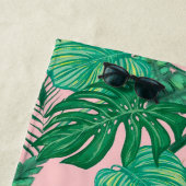 Serviette De Plage Feuilles tropicaux (En situation)