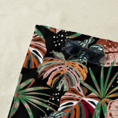 Serviette De Plage Feuilles tropicaux (En situation)