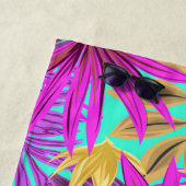 Serviette De Plage Feuilles tropicaux (En situation)