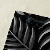 Serviette De Plage Feuilles tropicaux (En situation)