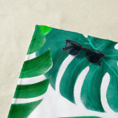 Serviette De Plage Feuilles tropicaux (En situation)