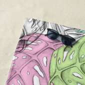 Serviette De Plage Feuilles tropicaux (En situation)